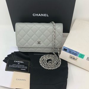 SOLD... NOT FOR SALE Chanel WOC wallet on Chain